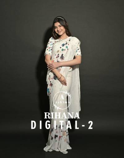 Rihana Digital Vol 2 By Ashima Fancy Digital Printed Saree Collection